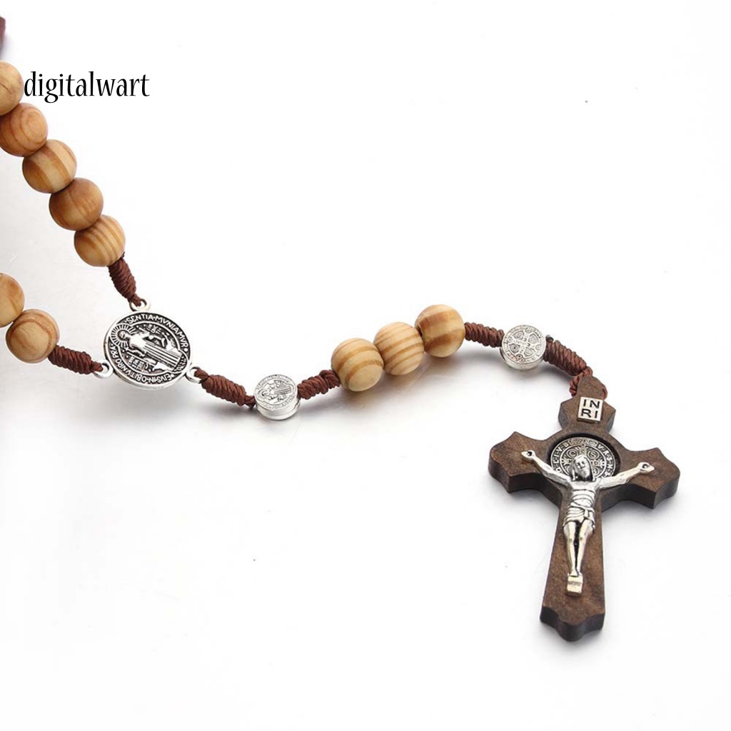 Kỹ Thuật Số| Vòng cổ Hạt Gỗ Thời Trang Đức Mẹ Mary Hàng Ngày