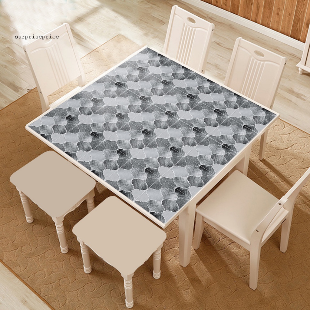 Set 10 Sticker Dán Tường Tự Dính Chống Thấm Nước Họa Tiết Vân Đá Cẩm Thạch Cổ Điển Trang Trí Nhà Cửa