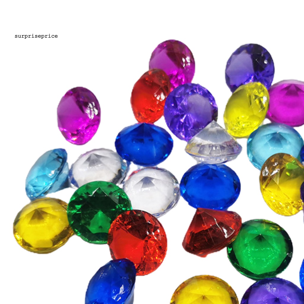 Túi 500g Hạt Kim Cương Giả Bằng Acrylic Dùng Làm Trang Sức