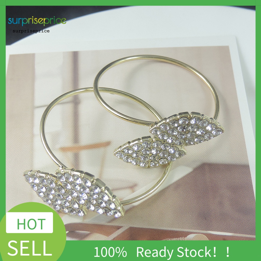 Spa Bộ 12 Vòng Nhẫn Kim Loại Cứng Chống Rỉ Sét Dùng Trang Trí Tiệc Cưới / Nội Thất Nhà