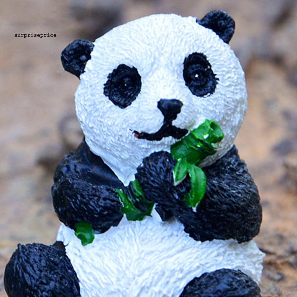 Spa Tượng Gấu Trúc Sống Động Như Thật Quyến Rũ Chi Tiết Thật Chính Xác Cho Sân Vườn