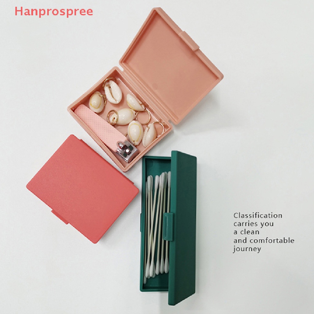 Hanprospree > Hộp Đựng Tăm Bông / Kềm Cắt Móng Tay Mini Chống Bụi Tốt