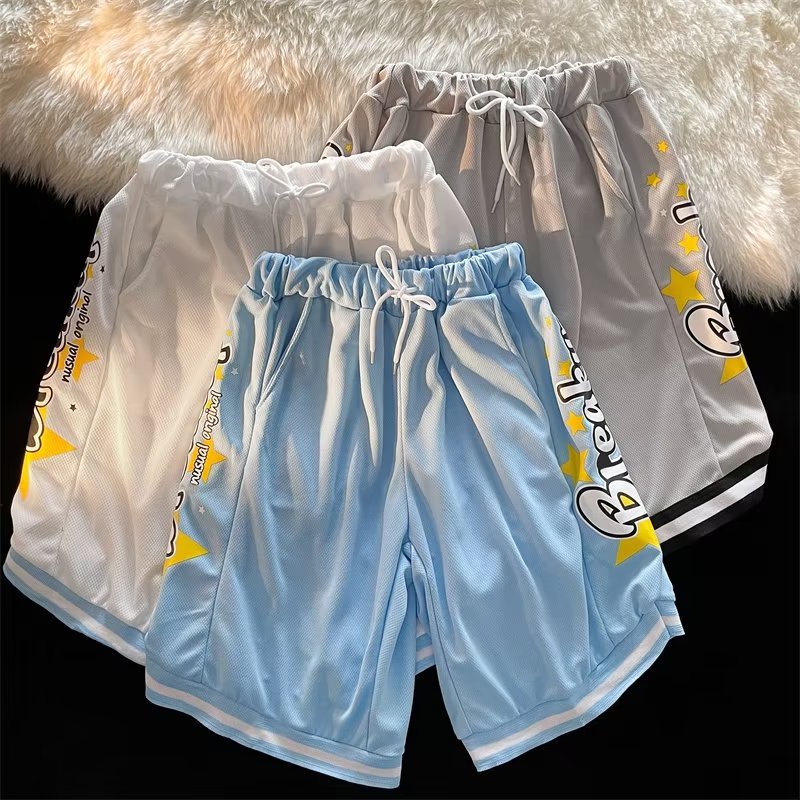 Quần Short Lưng Thun Co Giãn Phong Cách Thời Trang Nhật Bản Cho Nam Giới Có size M-2XL