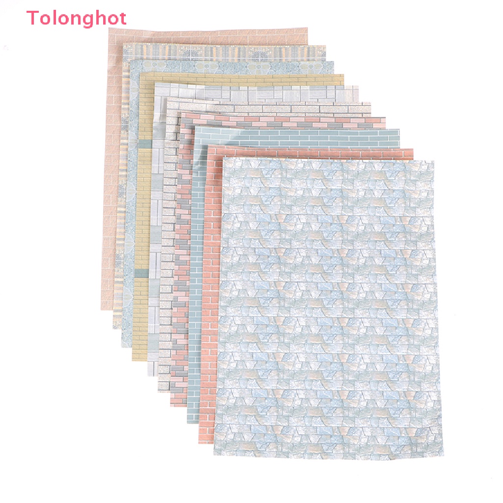 Miếng Dán Sàn Nhà Trang Trí Nhà Búp Bê Tỉ Lệ 1: 12