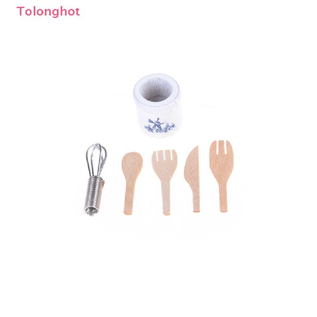 1 Bộ Đồ Dùng Nhà Bếp Trang Trí Nhà Búp Bê Tỉ Lệ 1 / 12