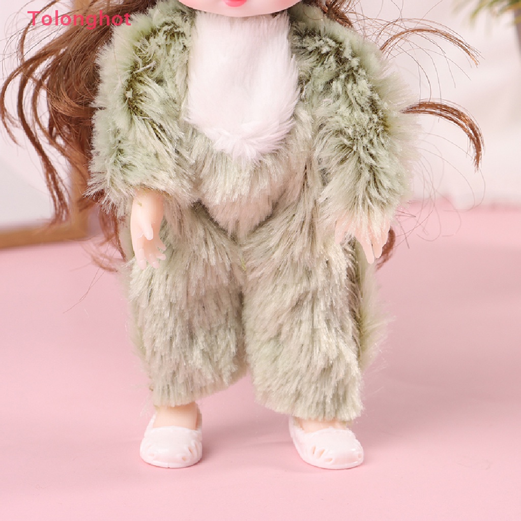 Búp Bê 17cm Có Khớp Chuyển Động Với Quần Áo Và Giày 3d Dành Cho Bé Gái