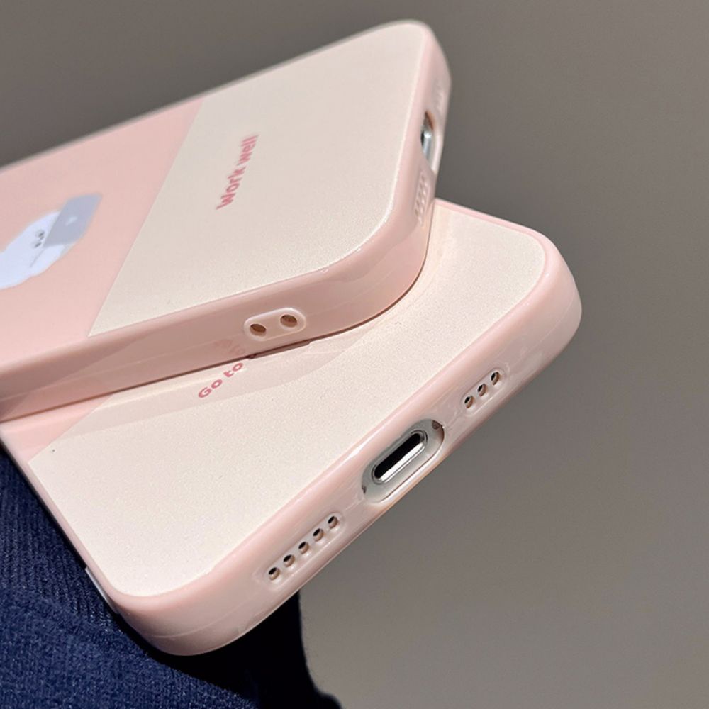 Ốp Điện Thoại TPU Dẻo Họa Tiết Hoạt Hình Chú Thỏ / Cún Cưng Dễ Thương Cho IPhone 11 12 13 14 Pro Max