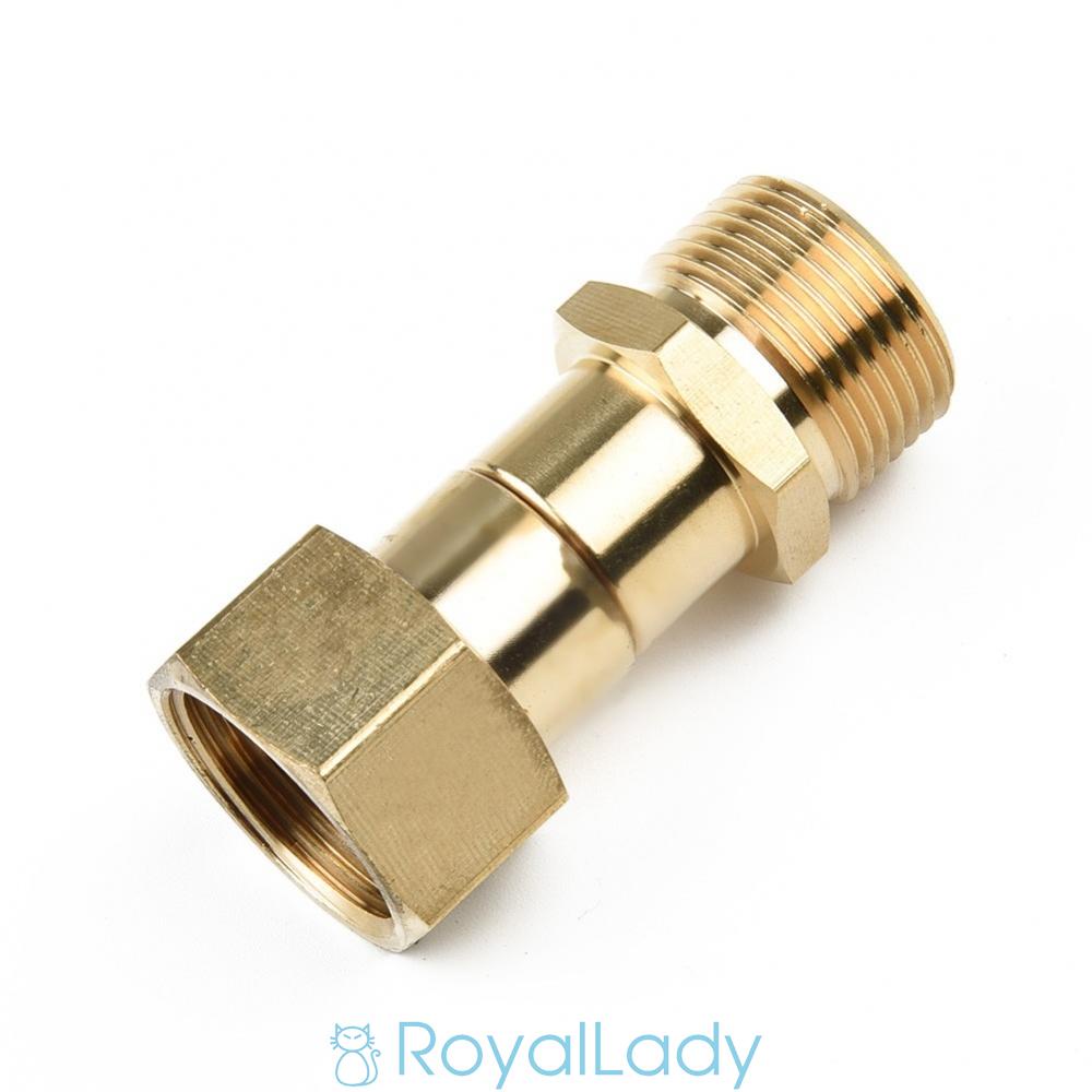 Khớp Nối Xoay 360 Độ M22 14mm Bằng Đồng Thau