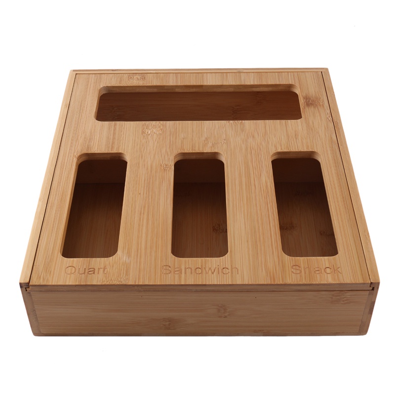 Túi Đựng Đồ Dùng Nhà Bếp Bằng Tre Có 1 Hộp 4 Ngăn