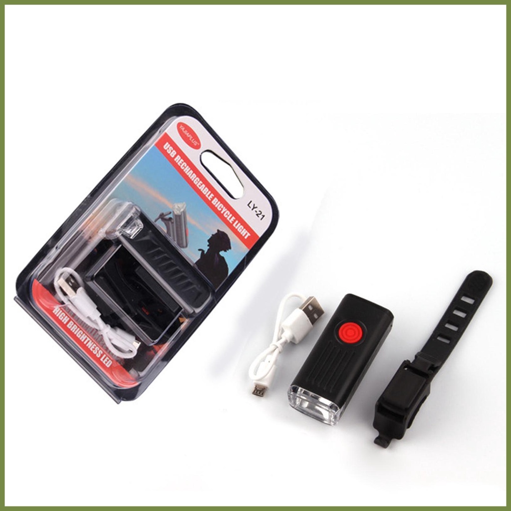 Đèn Pha Chống Thấm Nước Sạc USB Dành Cho Xe Đạp kouvn