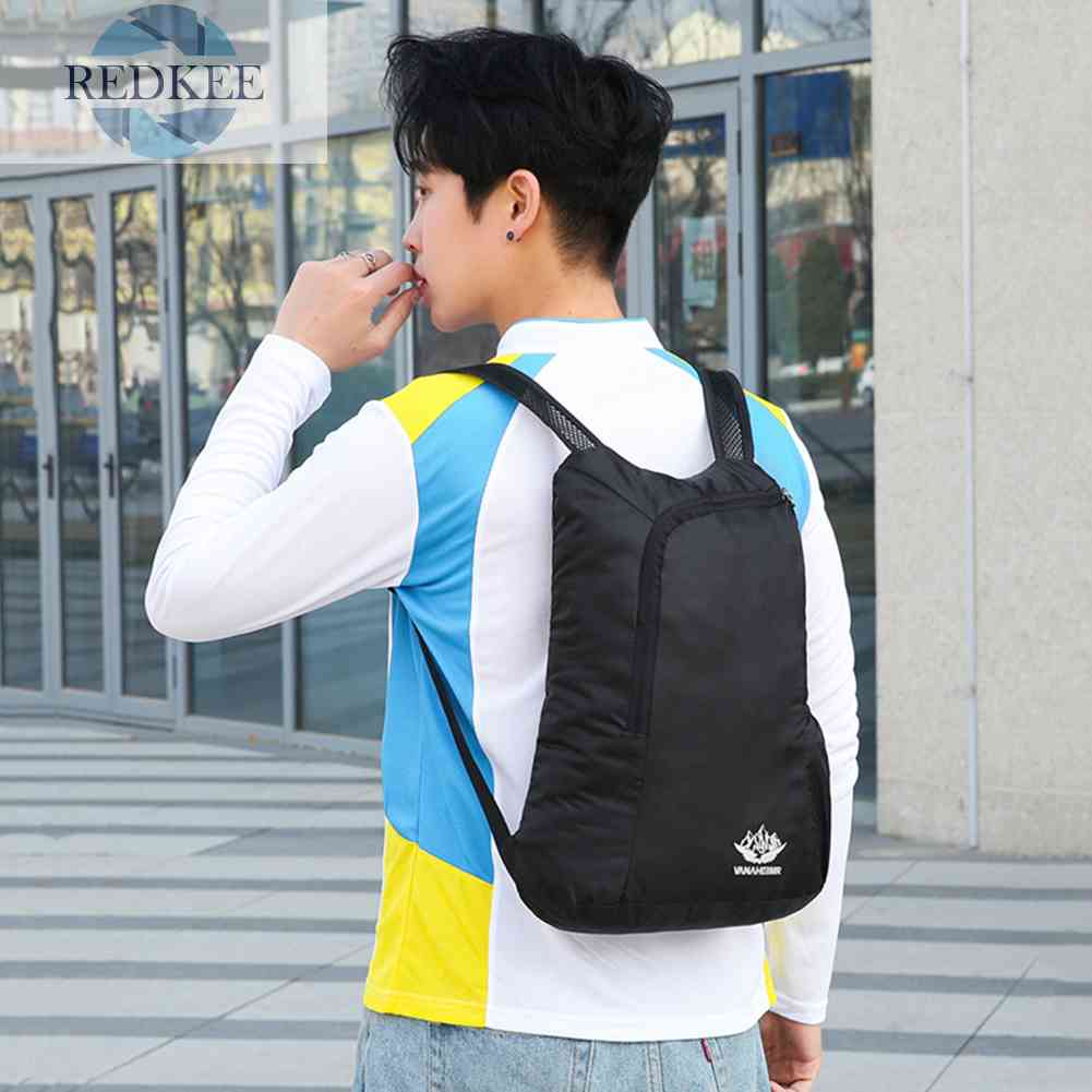 Ba Lô Nylon Sức Chứa Lớn Có Thể Gấp Gọn Tiện Dụng Cho Văn Phòng / Du