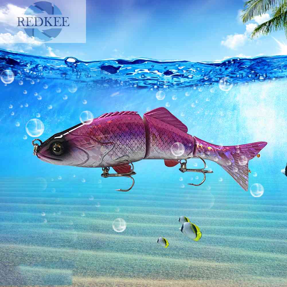 Mồi Câu Cá Giả Cứng 3 Đoạn 15cm 50g Nhiều Khớp Nối