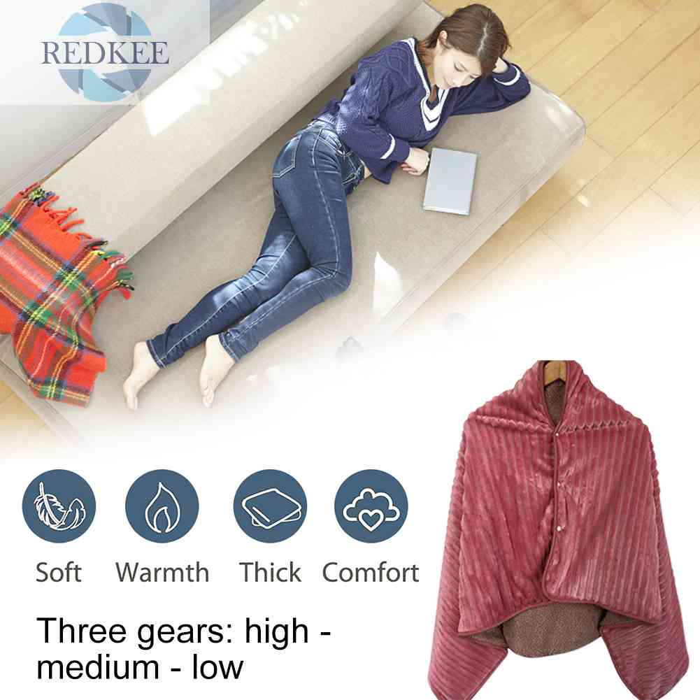 Chăn Sưởi Ấm Đầu Gối / Lưng Chạy Điện USB Tiện Dụng Cho Gia Đình / Văn
