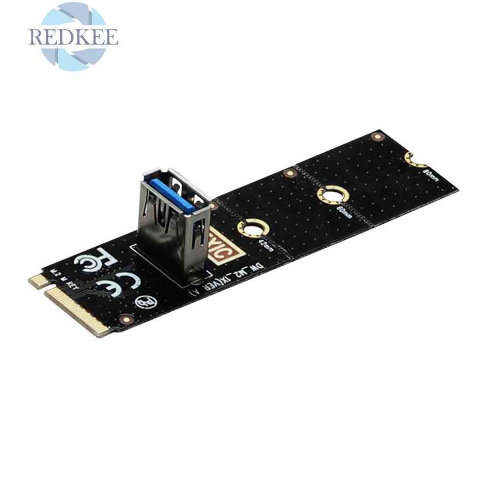 1 / 2 Bộ Chuyển Đổi M.2 NGFF Sang USB3.0 5Gbps M2 M Key Sang PCI Express X16 Kèm Tua Vít