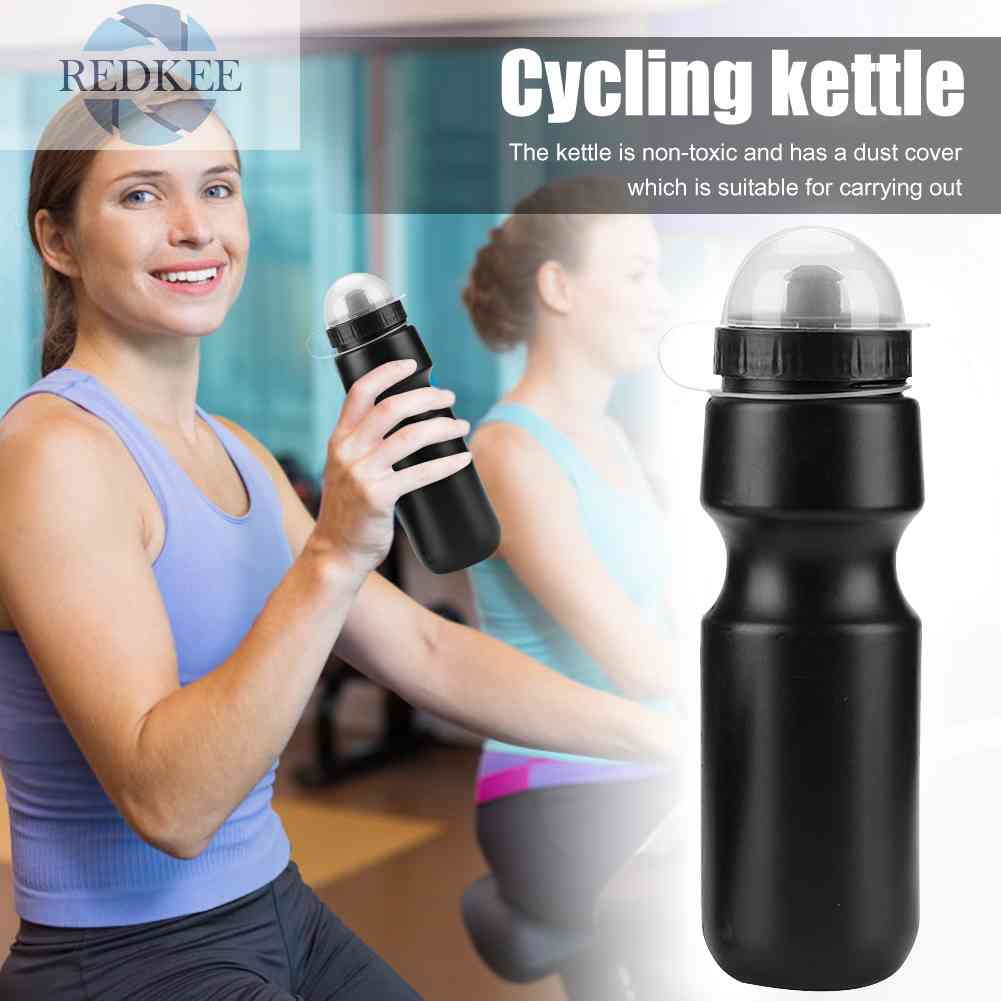 Bình Nước 650ML Kèm Vỏ Bọc Chống Bụi Cho Xe Đạp