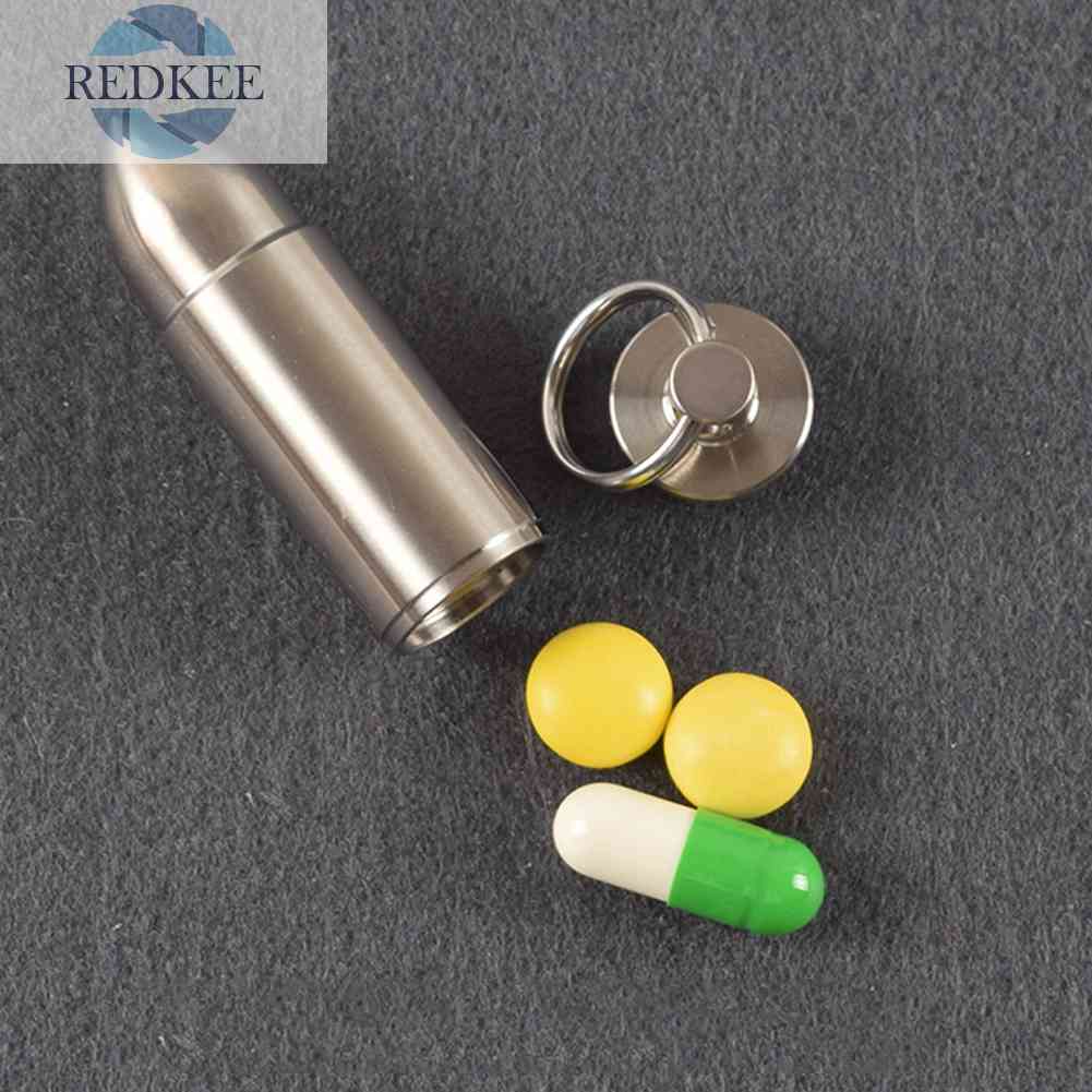 Hộp Đựng Thuốc Mini Có Móc Khóa Tiện Lợi