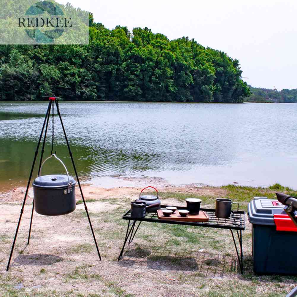 [Giảm Giá Mới!!!]Giá Đỡ Nồi Nấu Ăn Bằng Hợp Kim Nhôm Tiện Dụng Mang Theo Du Lịch Cắm Trại