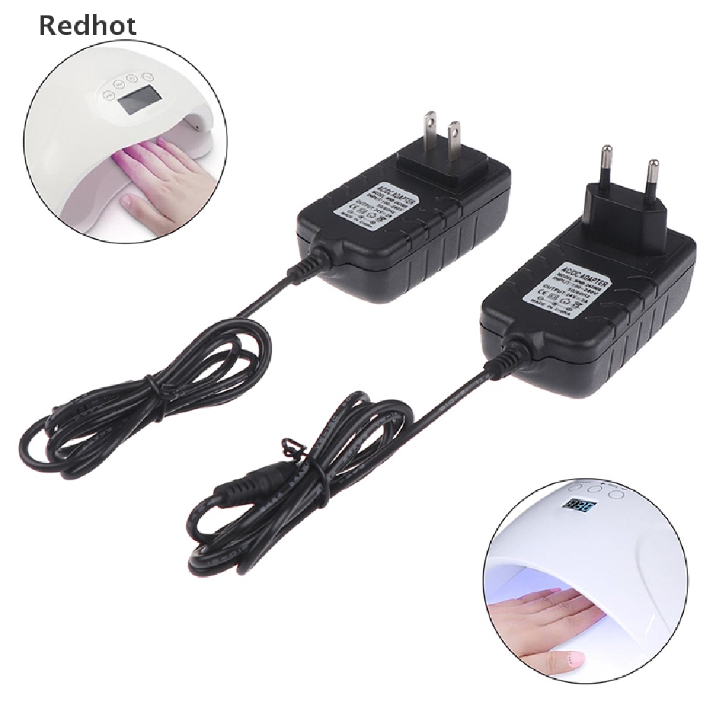 1 Bộ Nguồn 24V 2A Cho Đèn LED UV Hong Khô Sơn Móng Tay