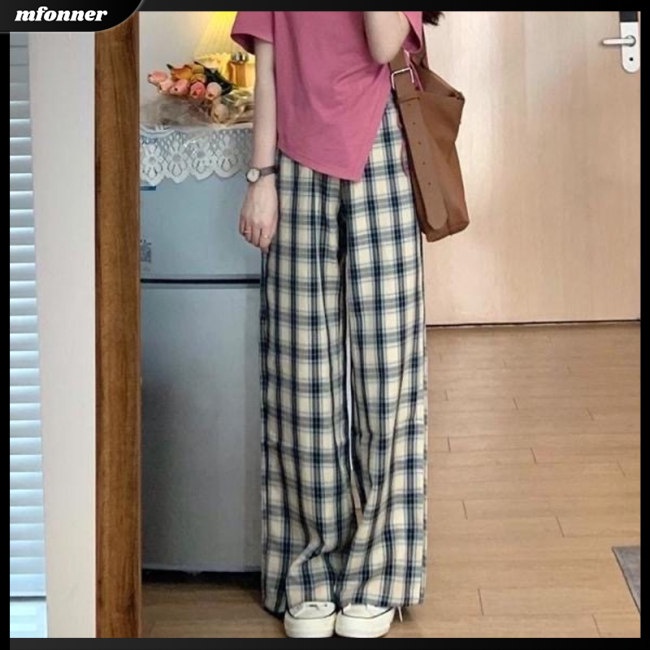 Set Đồ 2 Món Áo Tay Ngắn Cổ Tròn Màu Sắc Trơn Kèm Quần Dài Ống Rộng Cá Tính Cho Nữ