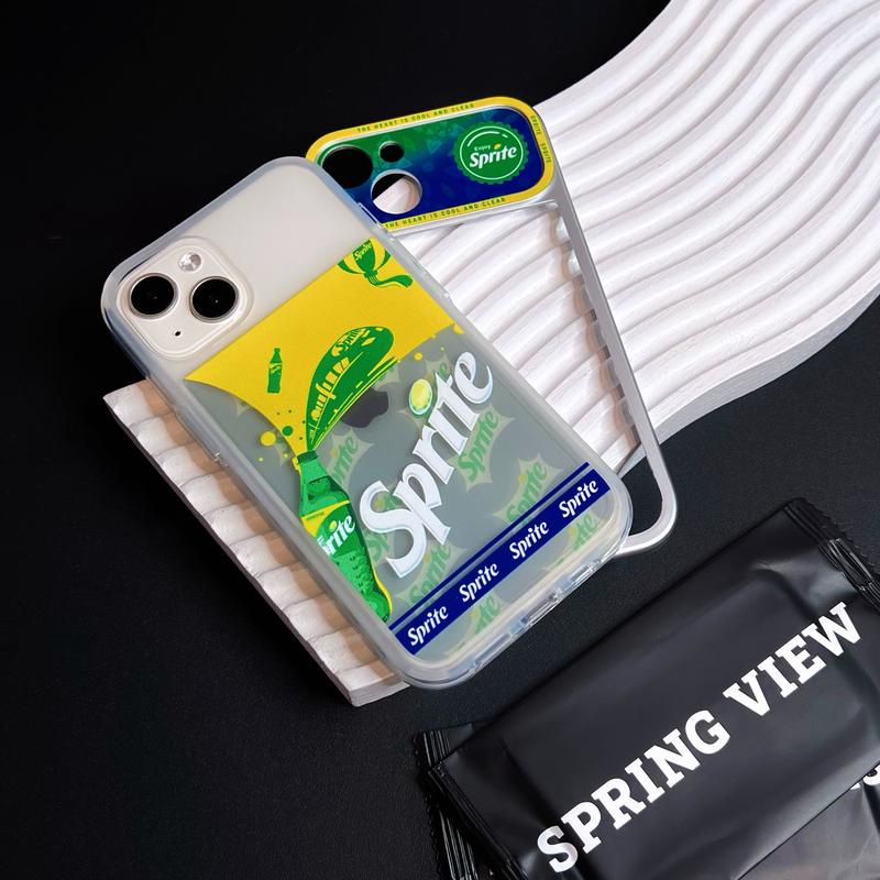 Ốp Điện Thoại TPU Mềm Mạ Điện 2 Trong 1 In Hình Chai Coca Cola Bảo Vệ Toàn Diện Cho iphone 14 13 12 11 Pro Max