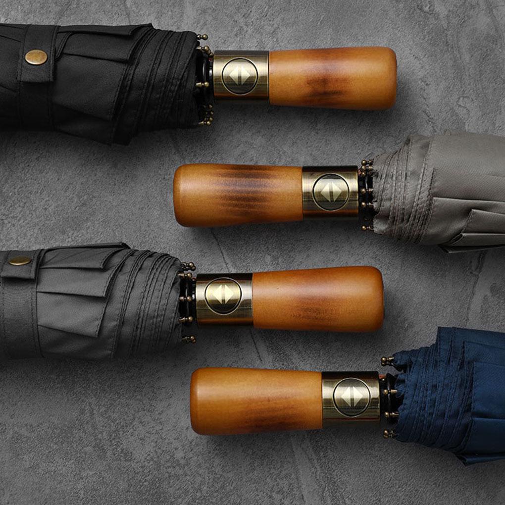 (runbu) Dù Gấp Tự Động Hai Lớp Bumbershoot Che Nắng Và Mưa Parasol Cho Du Lịch Nam Và Nữ