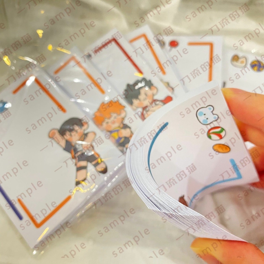 Haikyuu!! Sticky Notes Trang chủ Can Be Pasted