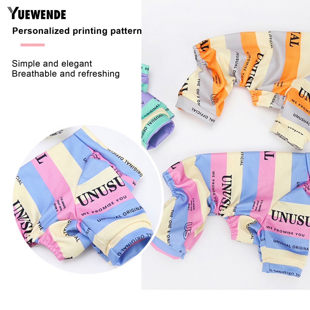 Bộ Áo Liền Quần 3 Màu Dễ Thương Cho Thú Cưng