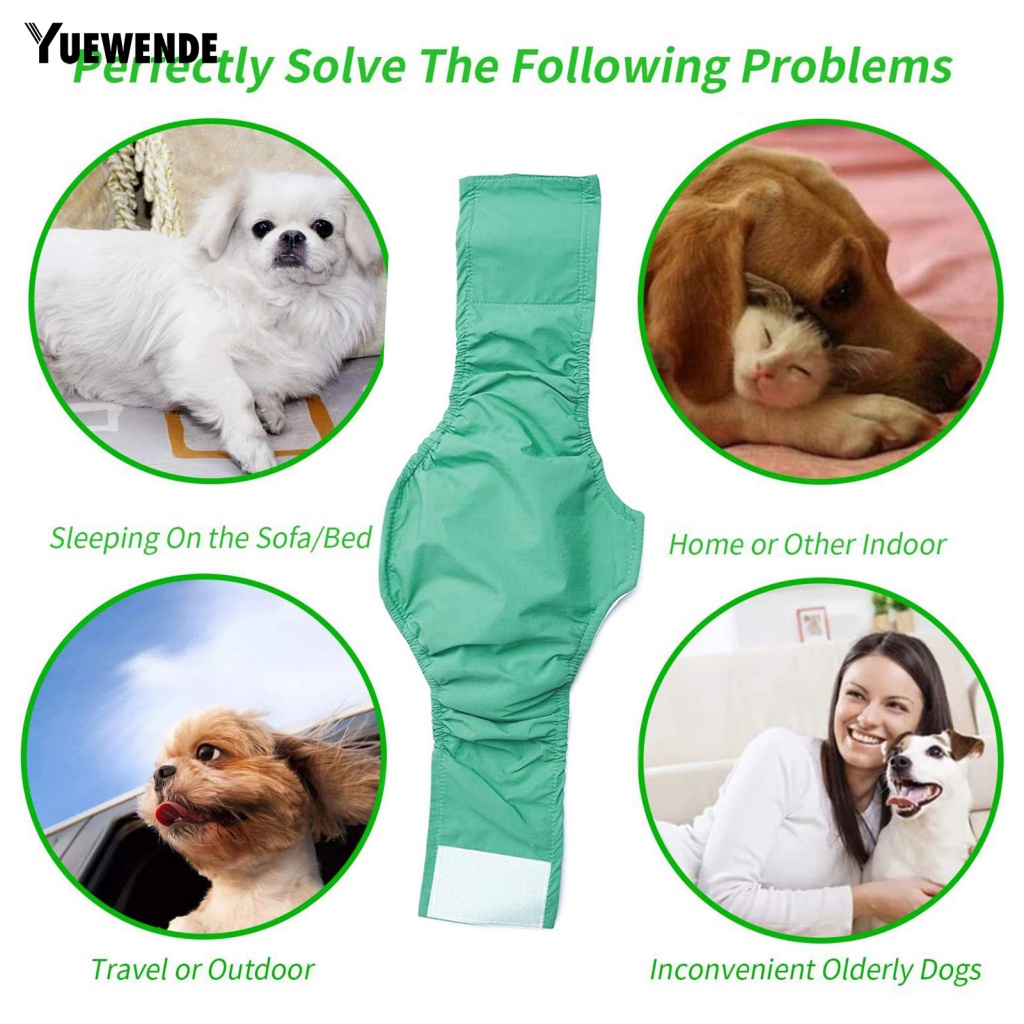 Tã Quần Vệ Sinh Bằng Vải Thoải Mái Mùa Hè Cho Thú Cưng