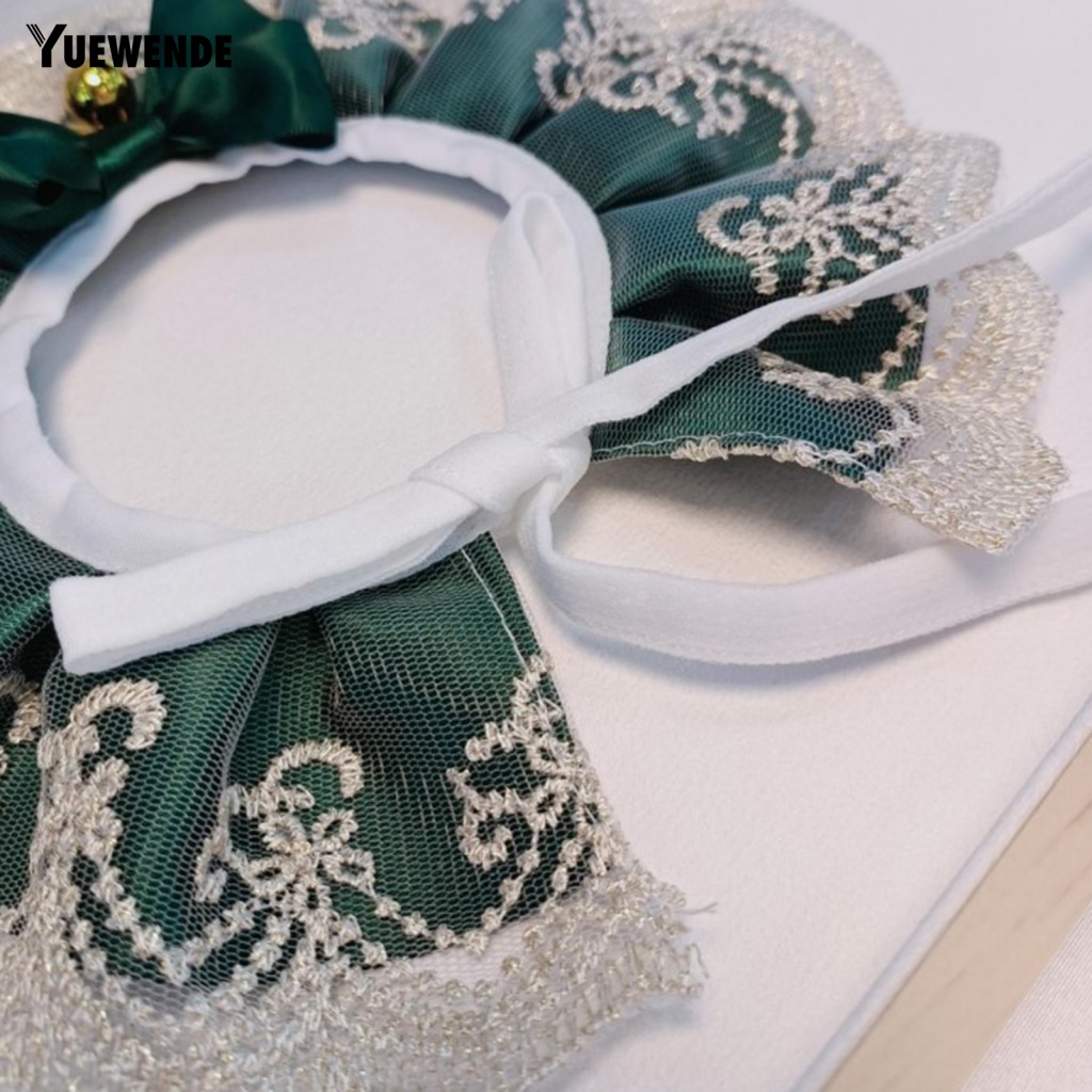 Yếm Ăn Mềm Mại Có Chuông Và Nơ Dành Cho Thú Cưng