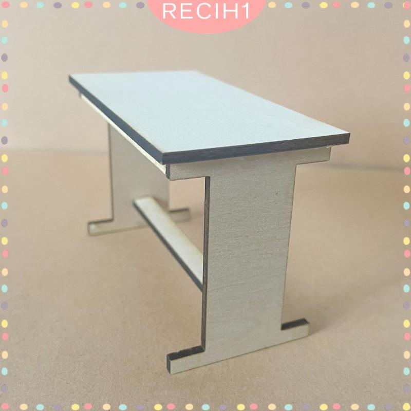 Mô Hình Nội Thất Mini Bằng Gỗ Tỉ Lệ 1: 12 Dùng Trang Trí DIY