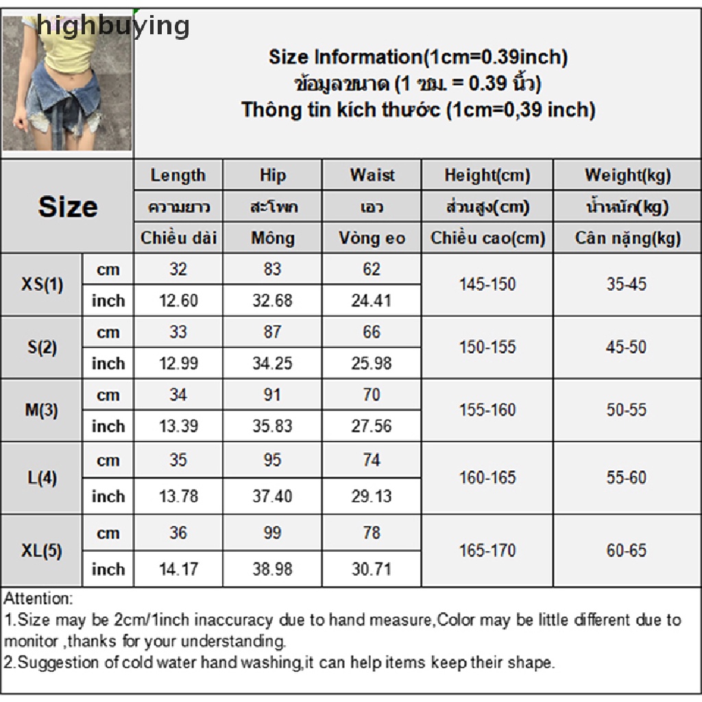 Quần Short Denim Lưng Cao Ống Rộng Phối Rách Kiểu Vintage Cá Tính Cho Nữ