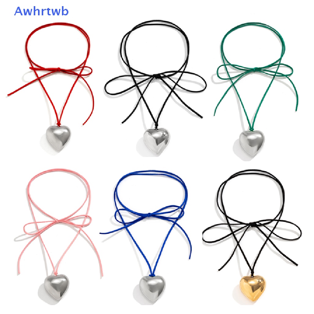 Vòng cổ Mặt Hình Trái Tim Đính Đá Thời Trang Cho Nữ Mới