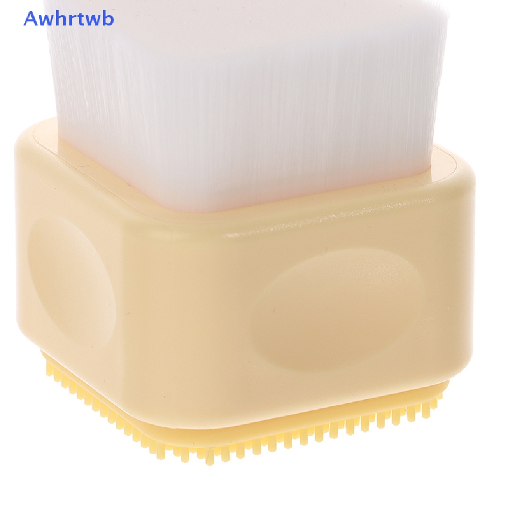 1 Bàn Chải Silicone Hai Mặt Tạo Bọt Awhrtwb Làm Sạch Da Mặt Mới