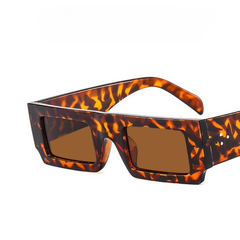 (AIMURUSI) COD Kính Mát Gọng Vuông Phong Cách Hip Hop Âu Mỹ Thời Trang