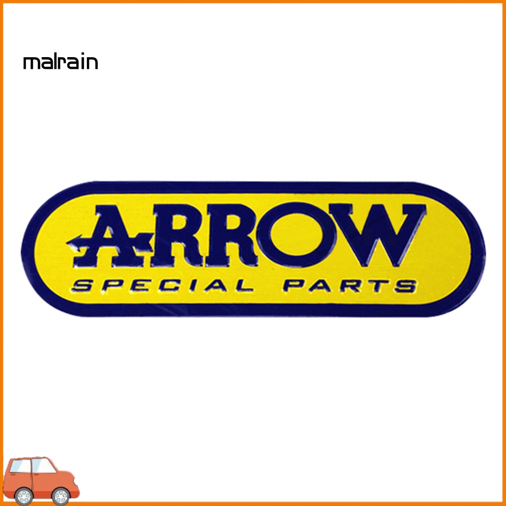 Miếng Dán Trang Trí Ống Pô Xe Máy Bằng Hợp Kim Nhôm 3D Cách Nhiệt