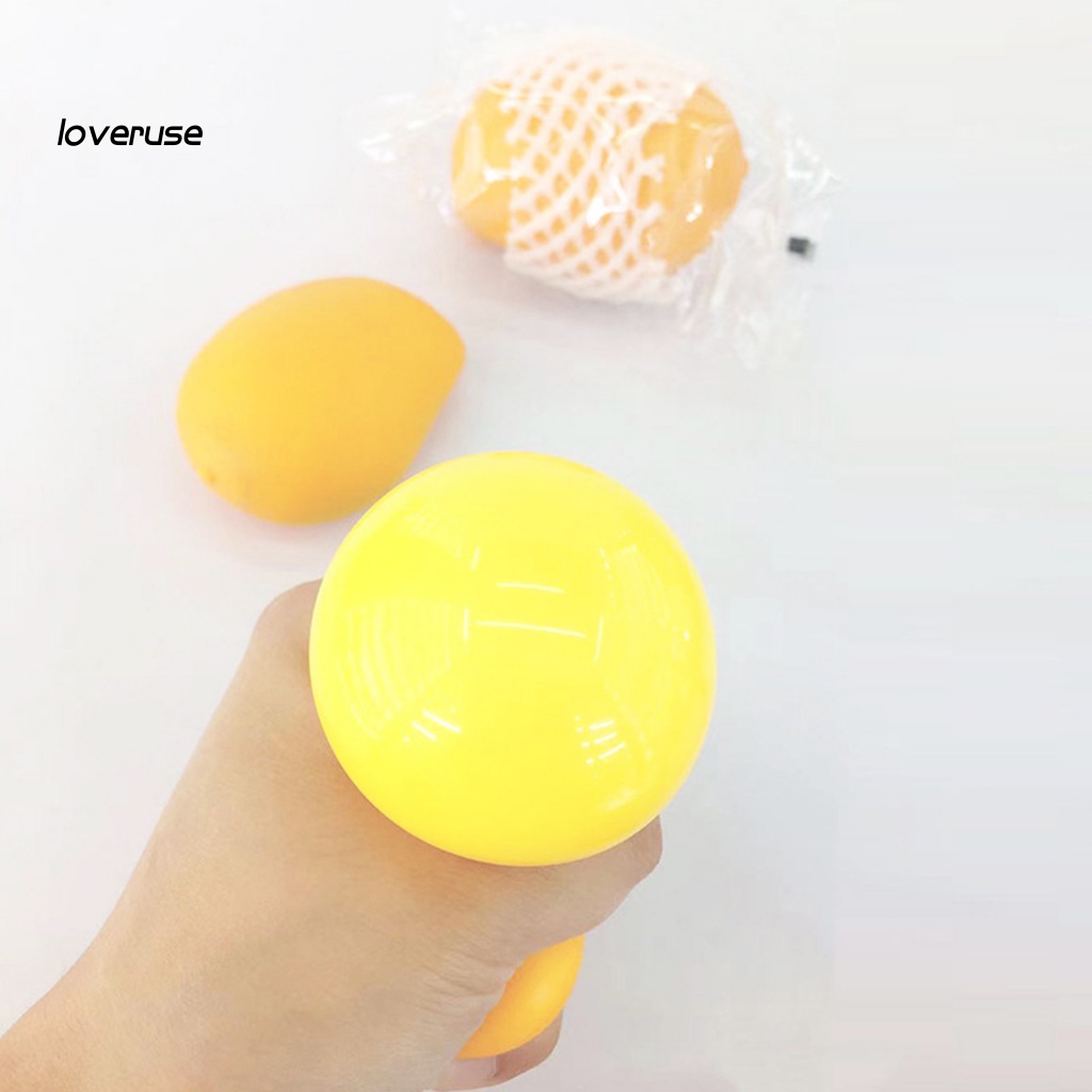 Đồ Chơi Bóp Hình Trái Cây Bằng Nhựa Mềm Siêu Nhẹ Giải Tỏa Căng Thẳng