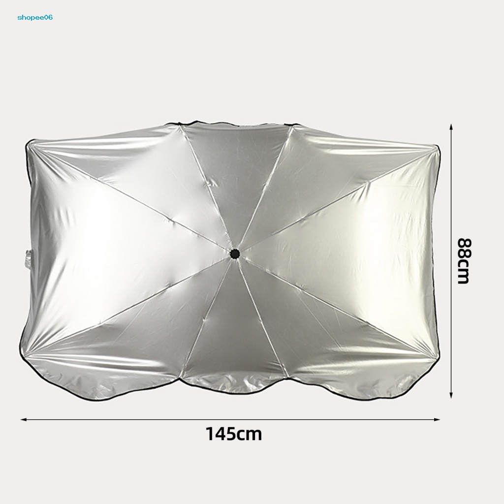 Tấm Che Nắng Trọng Lượng Nhẹ Có Thể Gấp Lại Tiện Dụng Cho Kính Chắn Gió Xe Hơi