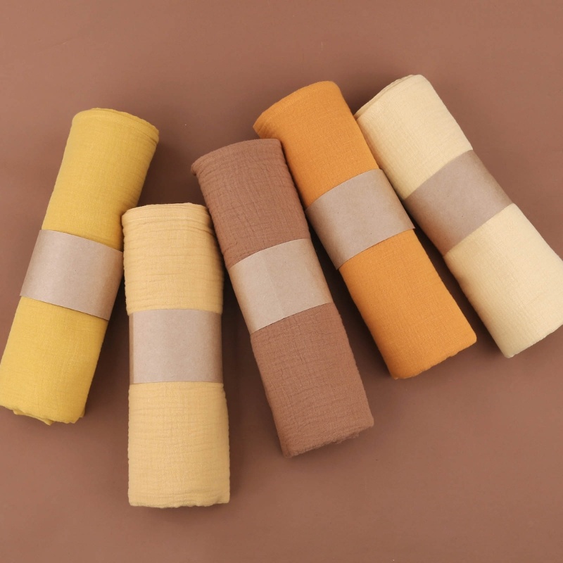 Chăn Quấn Em Bé Độ Thấm Hút Cao Phong Cách Muslin
