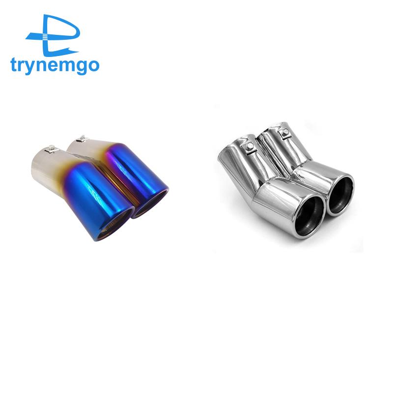 Ống Xả Khí Thải Giảm Thanh Bằng Inox Chuyên Dụng Cho VW Bora Golf 4 Mk4 Jetta Chrome