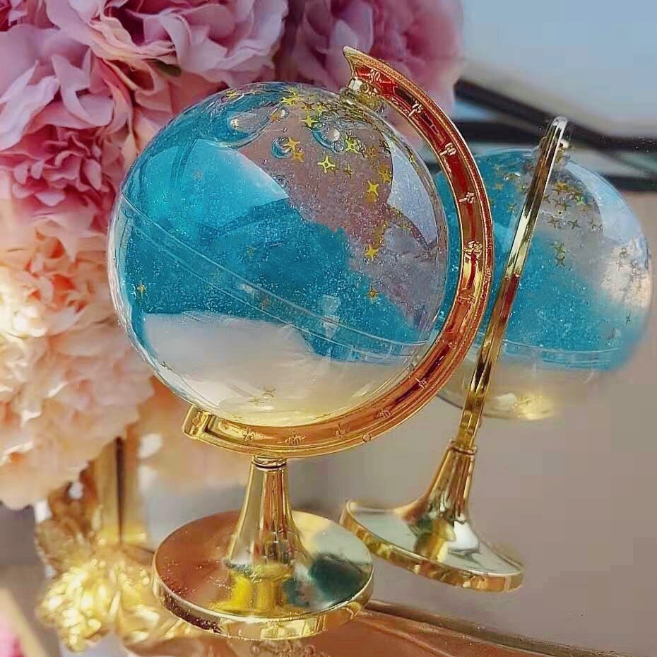 New Earth bubble rubber online Red fantasy double-match slim girl heart crystal color mud canteen toy wholesale rr