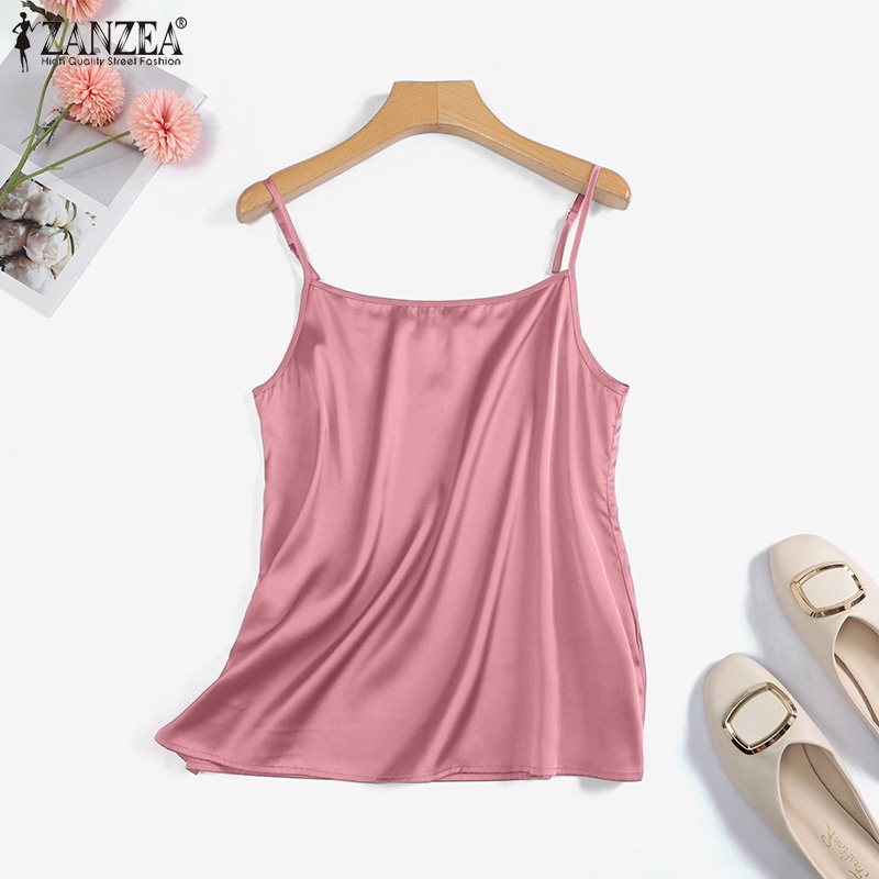 Áo nữ ZANZEA không tay cổ vuông thời trang quyến rũ