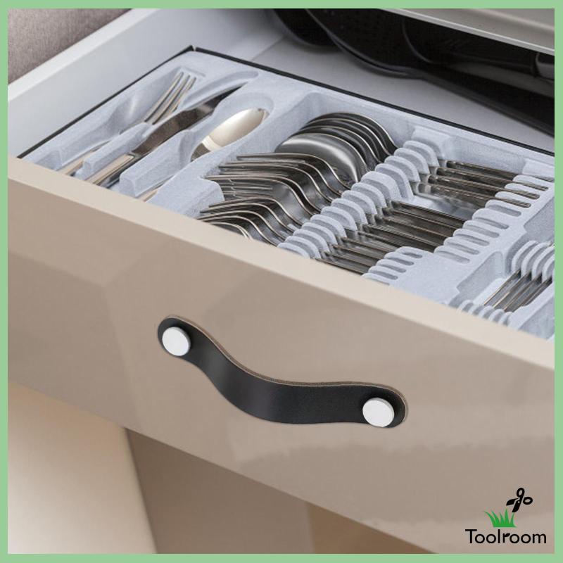 Tay Nắm Cửa Tủ Bằng Da PU Tiện Dụng Cho Nhà Bếp / Nông Trại