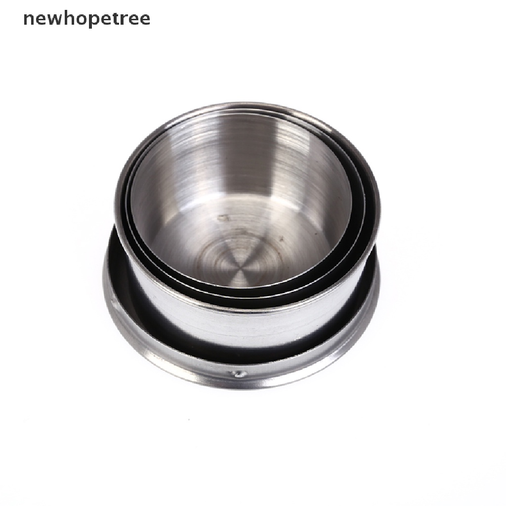 Cốc Uống Nước 140ml Bằng Thép Không Gỉ Có Thể Gấp Gọn Tiện Dụng Mang Theo Du Lịch