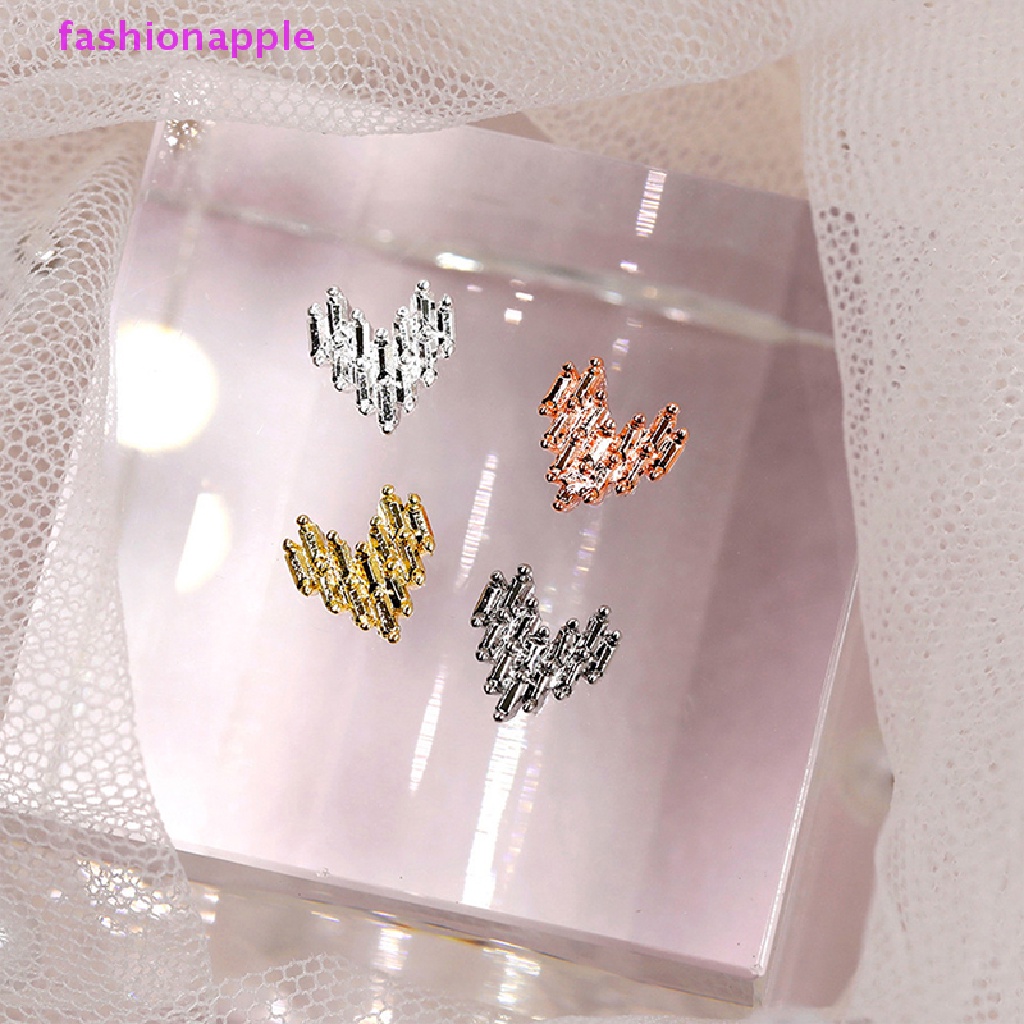 Set 10 Hạt Cườm 3D Lấp Lánh Trang Trí Móng Tay