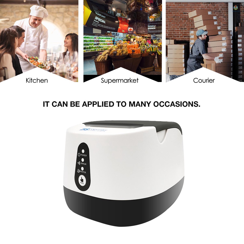 Máy In Hóa Đơn Không Dây USB Mini 58mm