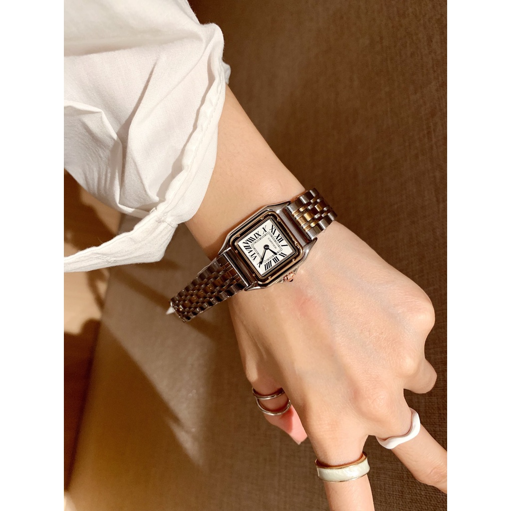 Đồng Hồ Đeo Tay Thời Trang Dây Thép 27mm Dành Cho Nữ