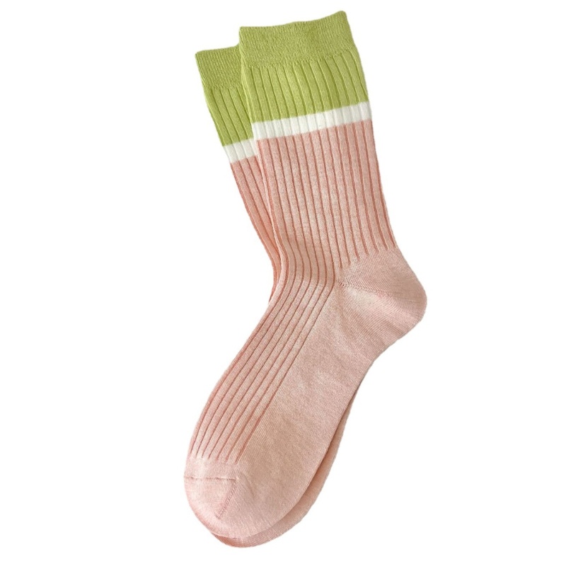 Xixi Tất Cotton Thể Thao Thoáng Khí Thêu Chữ Phong Cách Nhật Bản Dễ Thương Cho Nữ