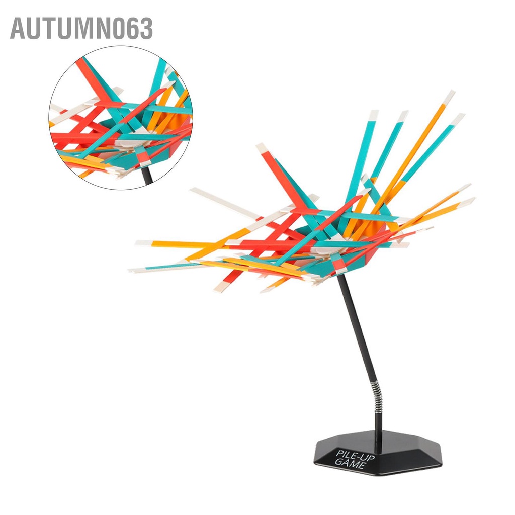 Autumn063 Xếp Gậy Đồ Chơi Đầy Màu Sắc Phát Triển Kỹ Năng Vận Động Tinh Cân Bằng Cho Trẻ Em