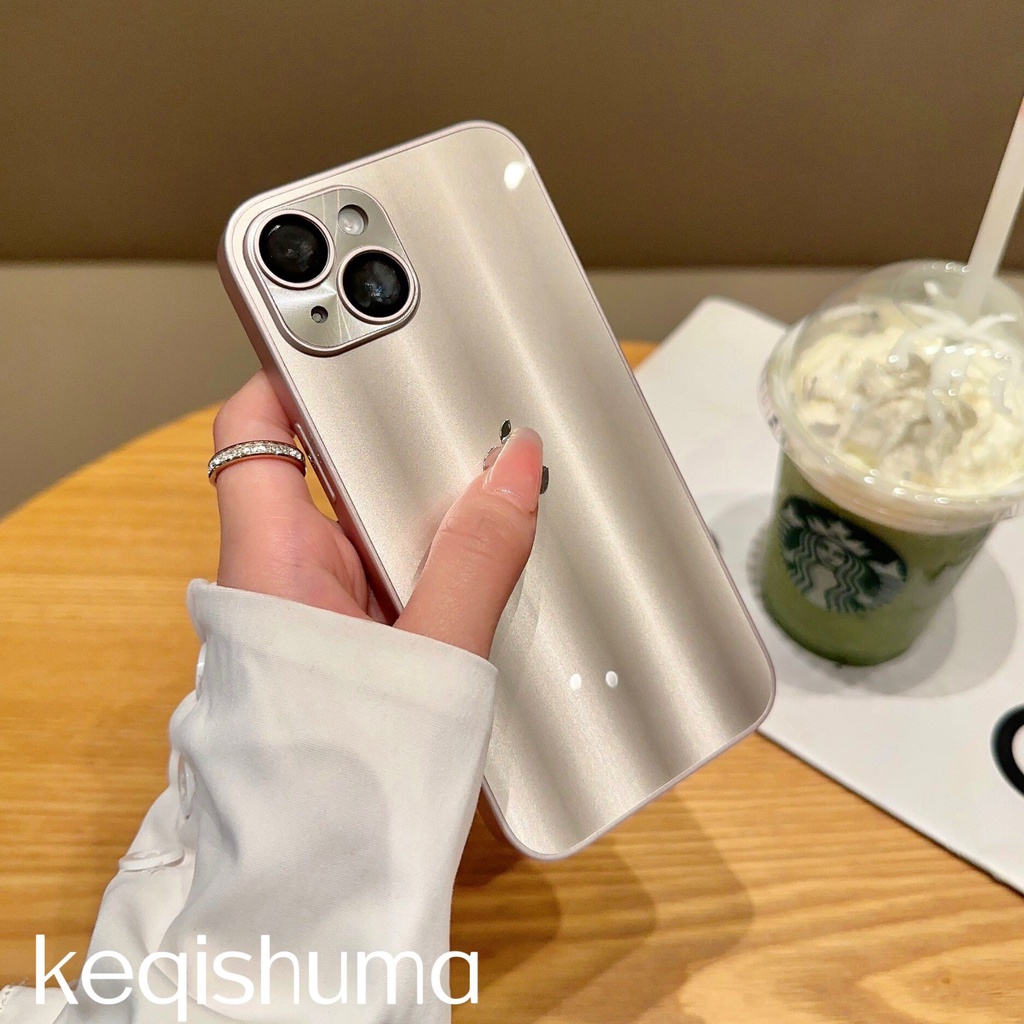 Mới Ốp Điện Thoại PC Cứng Viền Silicon Dẻo Màu Laser Siêu Mỏng Thời Trang Chống Sốc Cho iPhone 11 Case iPhone 13 12 14 Pro MAX 14 Plus