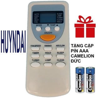 Remote máy lạnh huyndai mẫu 1 - điều khiển điều hòa huyndai